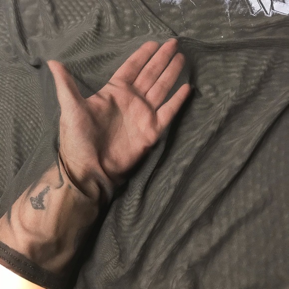 Charlotte Russe Sheer Mesh See Through Top - Picture 3 of 11